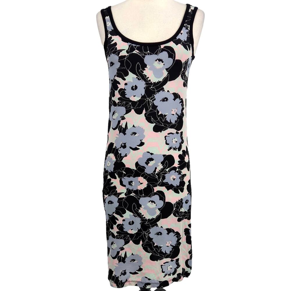 Sonia Rykiel Silk & Jersey Floral Tank Dress